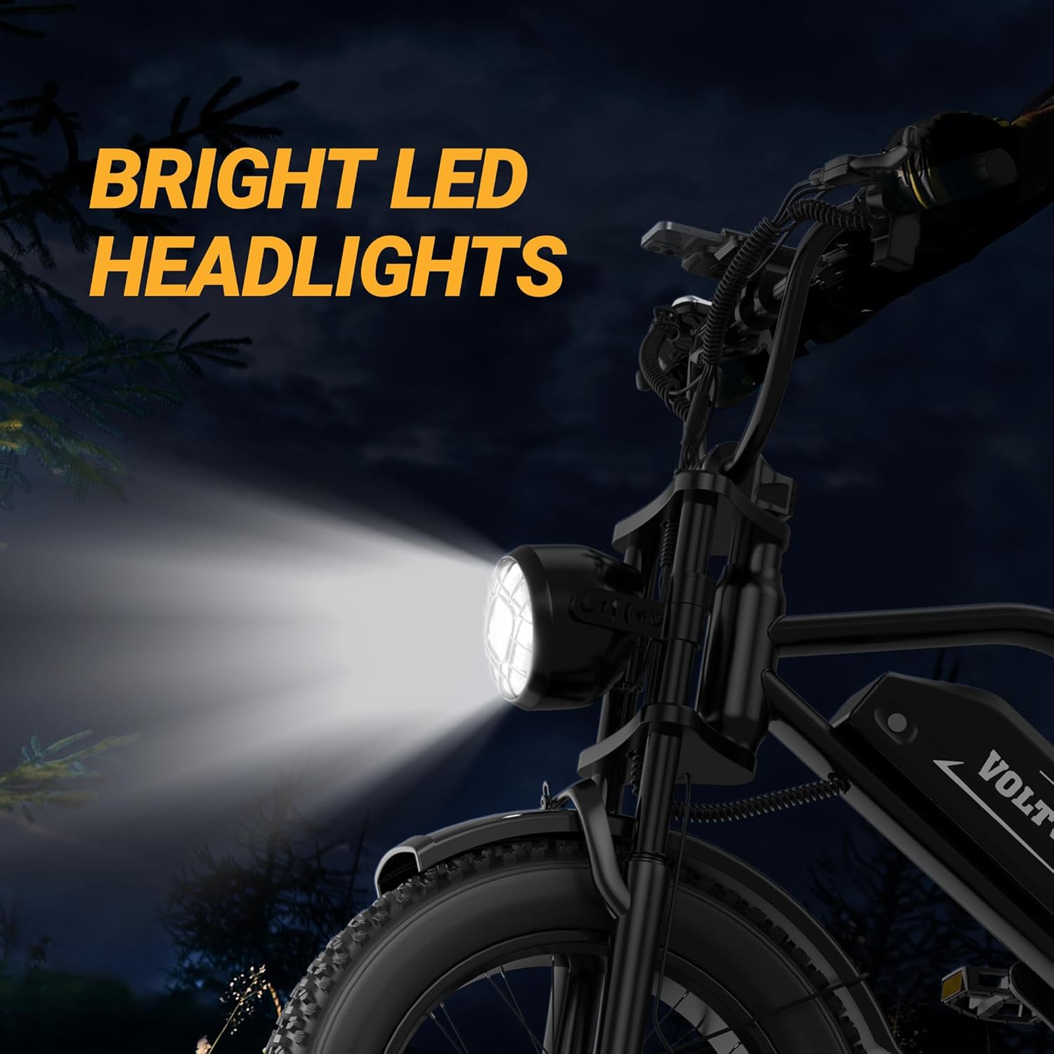 Electric ebike | Full Suspension | 31MPH Top Speed | Range 40-70 Miles | 48V 960Wh Removable Battery | LED Headlights | 20-Inch All-Terrain Fat Tires | UL 2849 Certified ebike