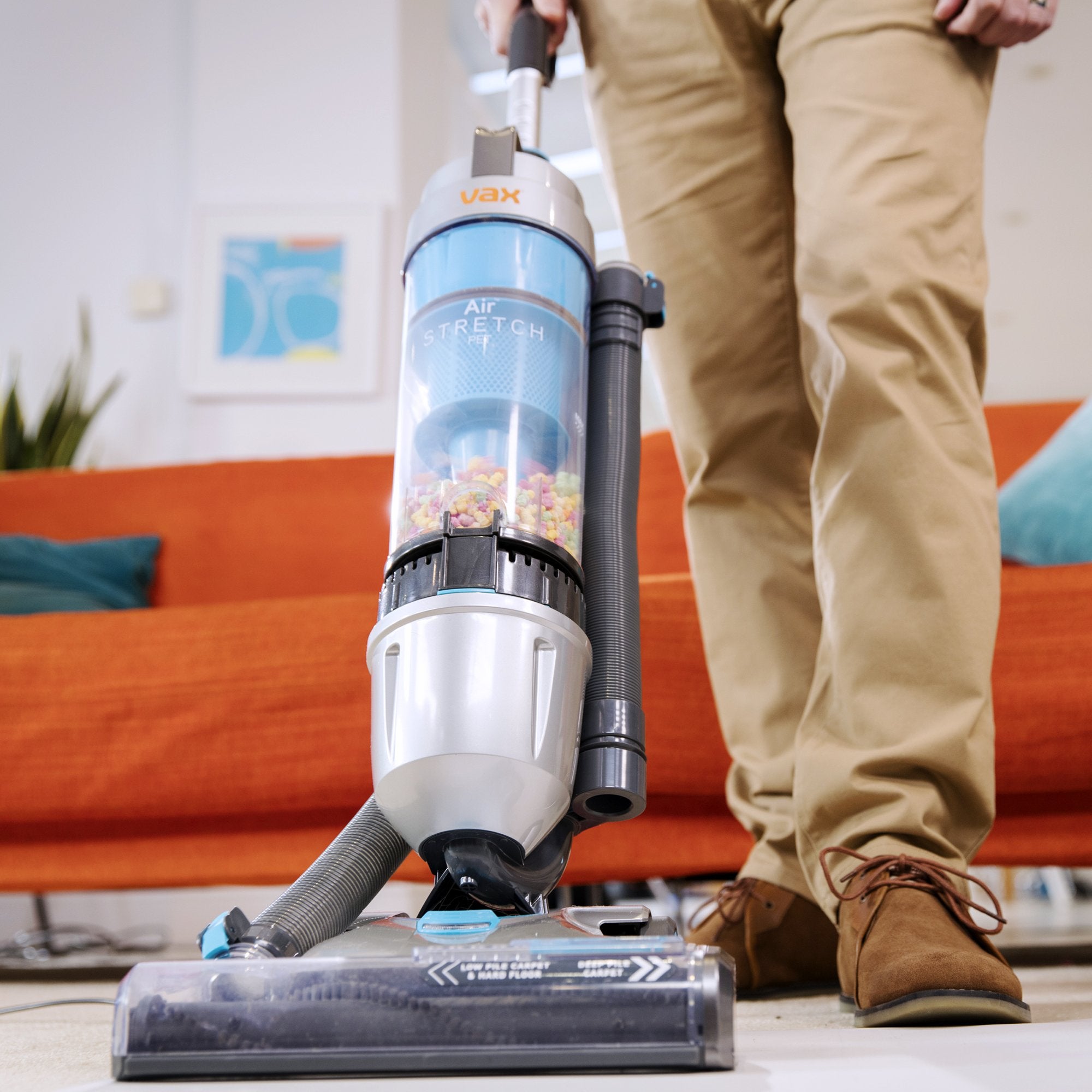 Corded Upright Vacuum Cleaner with Pet Tool, Multi-Cyclonic Suction, 17m Reach, 1.5L Capacity