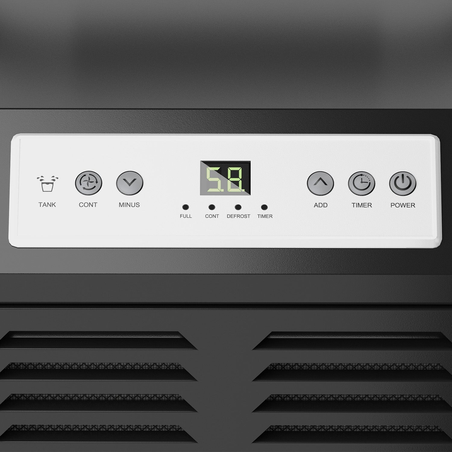 50L Industrial Dehumidifier Commercial Heavy Duty Moisture Extractor with Timer