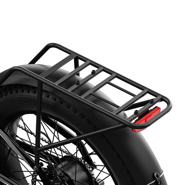 750W Electric Fat Tire Bike with 48V Battery, Hydraulic Disc Brakes & Front Basket