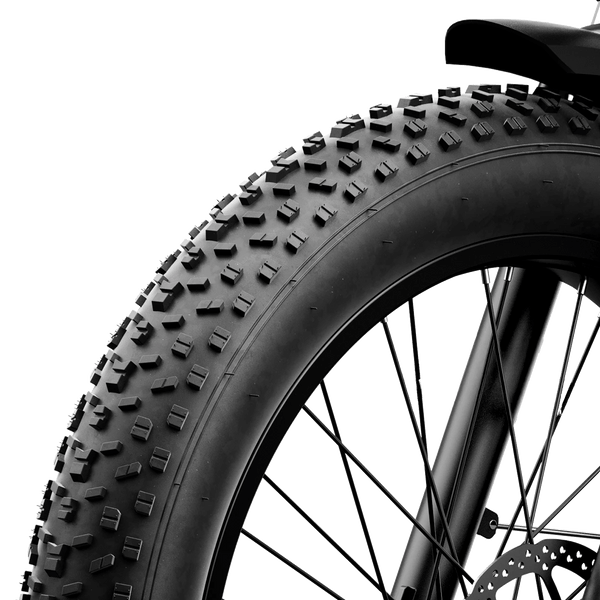 750W Electric Fat Tire Bike with 48V Battery, Hydraulic Disc Brakes & Front Basket
