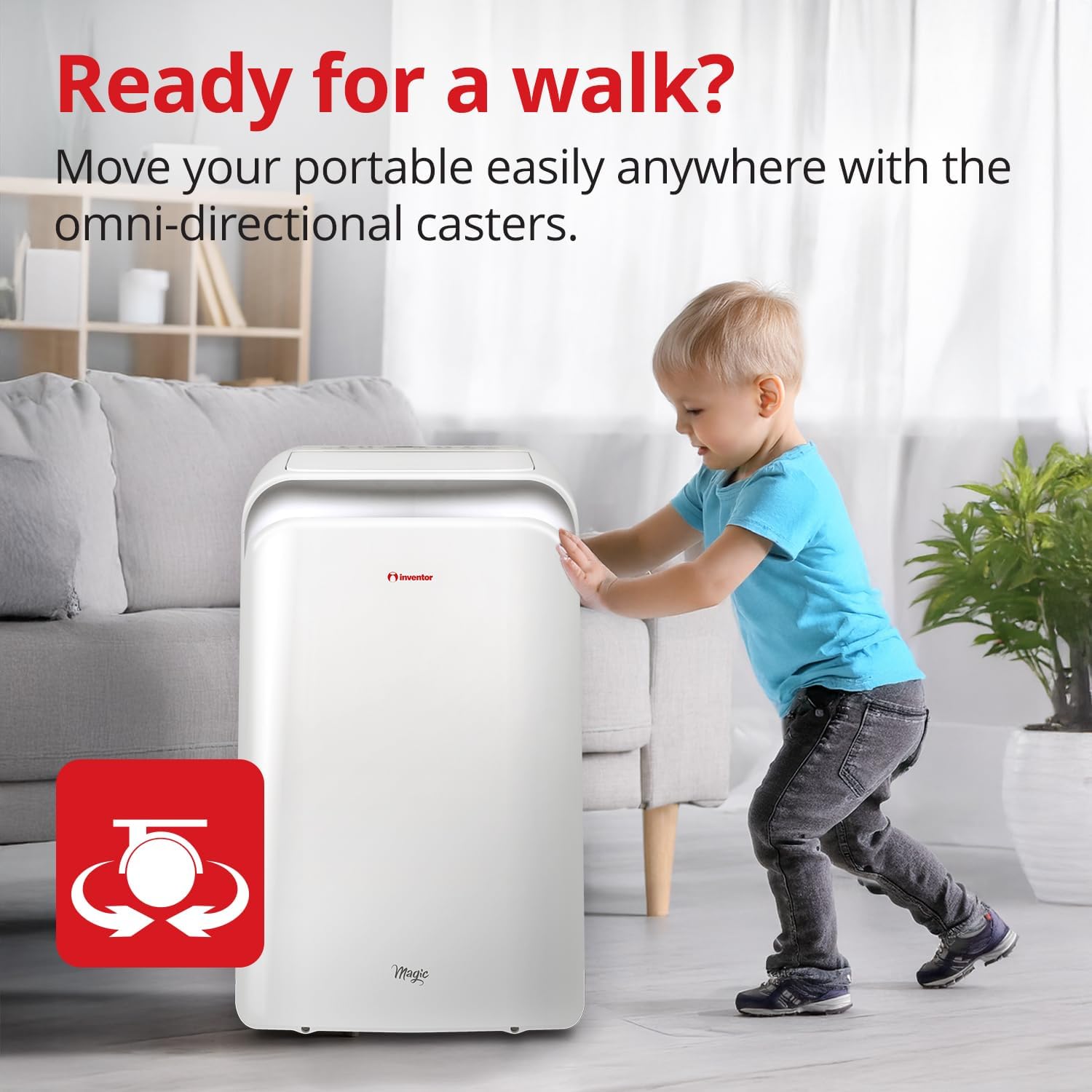 12,000 BTU Portable Air Conditioner – 5-in-1 Cooling, Heating, Fan, Dehumidifier & Timer with Remote Control and Window Kit