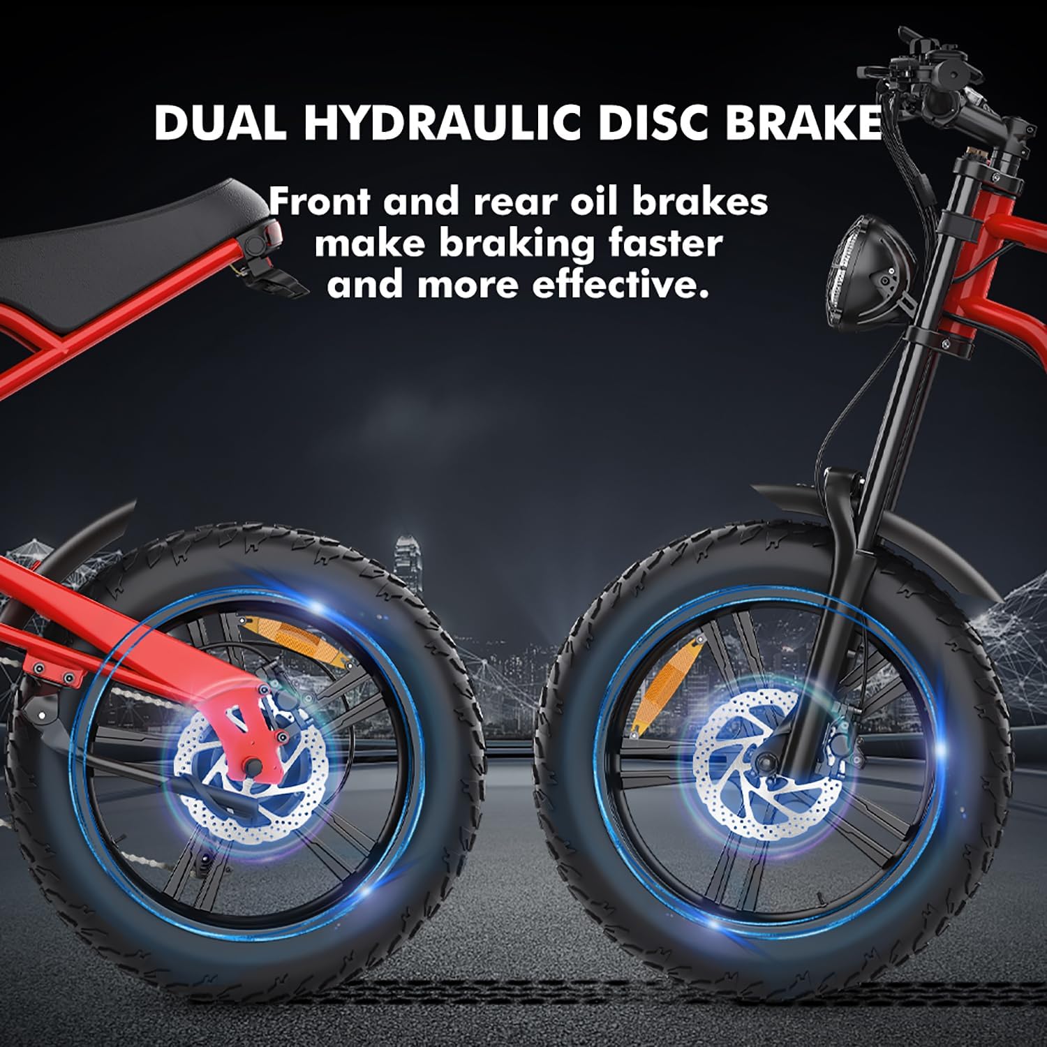 Electric Bike for Adults, 48V 15.6Ah Removable Battery, 7-Speed Electric Mountain Bike with LCD Display