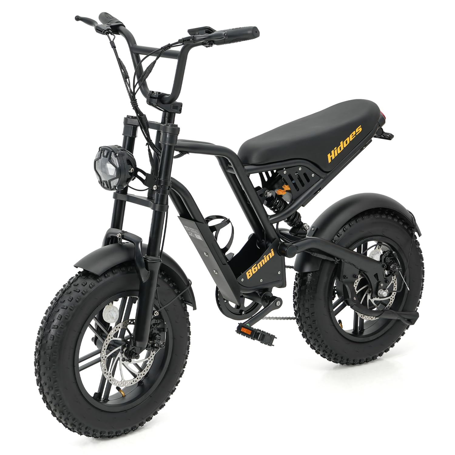20" Fat Tire Electric Bike for Adults, 48V 15.6Ah Removable Battery, 80KM Range, 7-Speed E-Bike with Dual Suspension