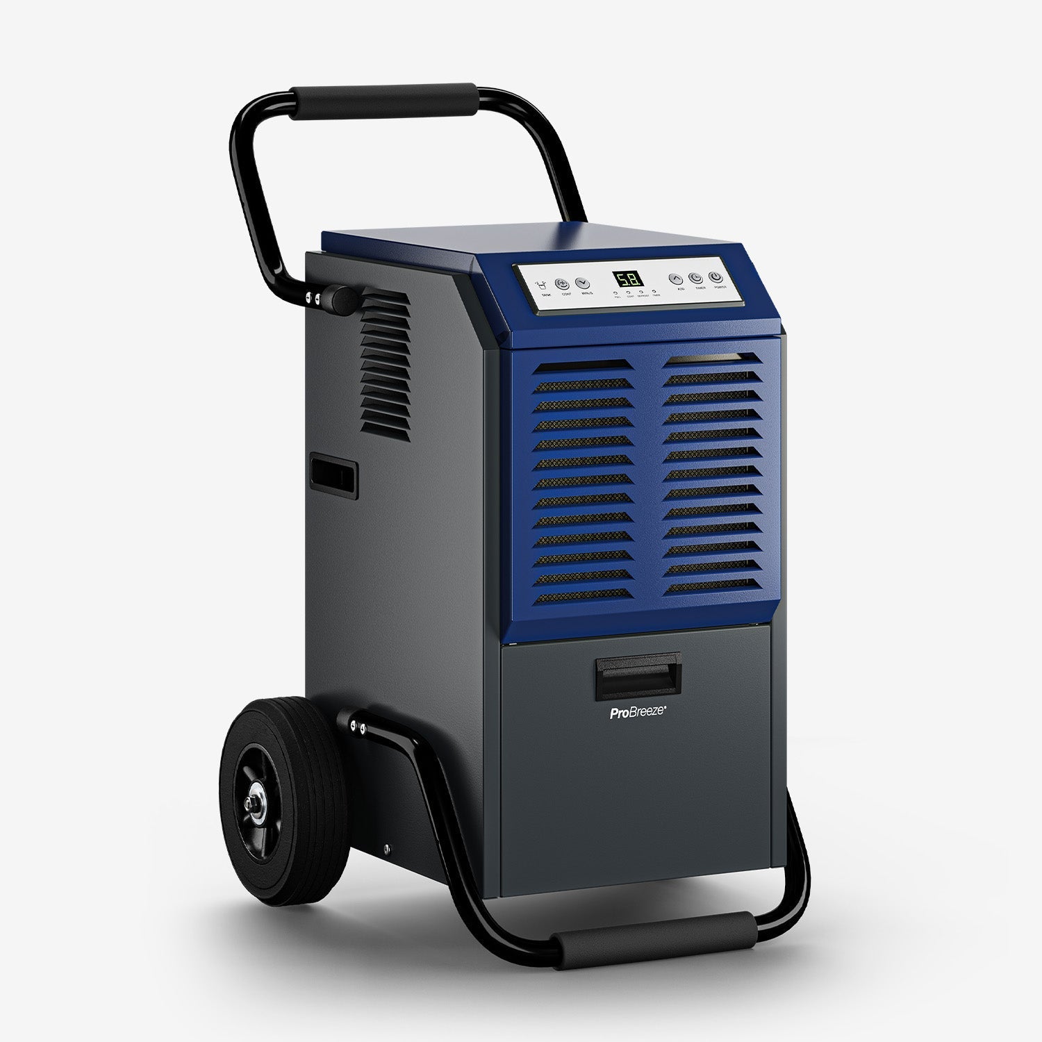 50L Industrial Dehumidifier Commercial Heavy Duty Moisture Extractor with Timer